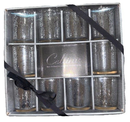 Cellini mercury glass candle - cellini,