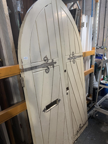 Reclaimed white painted arched - painted,