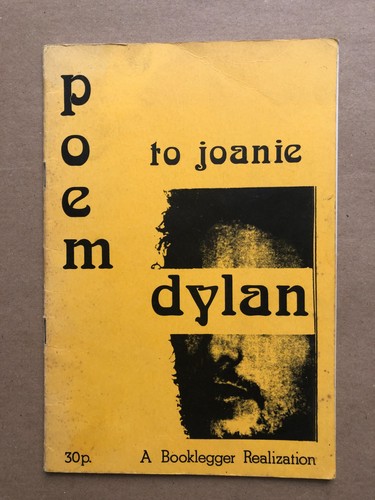 Bob dylan poem to joanie - bob,