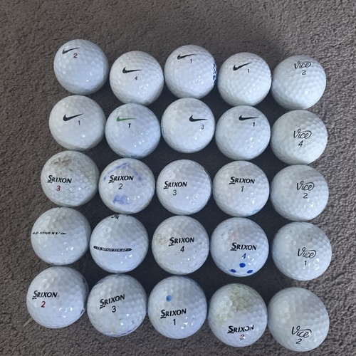 Nike and srixon golf balls - and,
