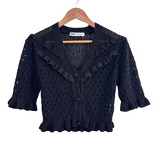 ZARA Cardigan Size S Black
