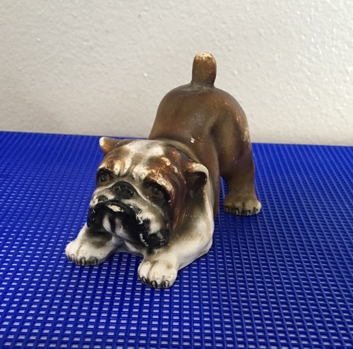 English bulldog figurine - bulldog,