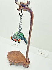 Vintage Antique Enamel Silver