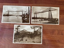 3 Sepia Postcards Of
