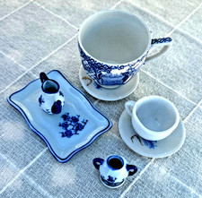 Vintage Mini Blue White