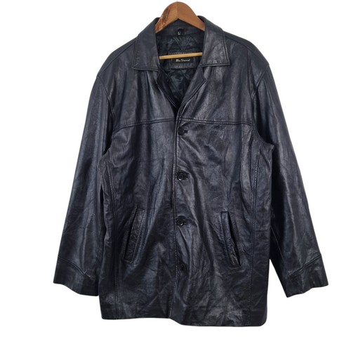 Ben sherman mens black leather - black,