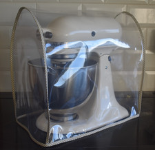 Kitchenaid or Kenwood KMix Food Mixer Cover Biscuit Polka PVCvinyl COVER ONLY