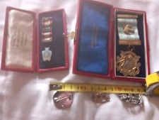 2 × 1922 Masonic Medals & Nursing Badges  **Read Description Please**