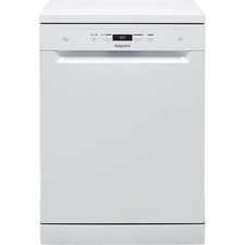 New Graded Hotpoint HFC3C26WCUK Full Size Dishwasher - White 14 plc F44