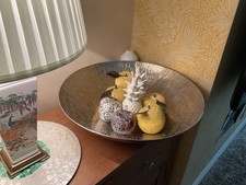 Beautiful Large Fruit , Display , Serving Bowl , Silver , Stunning