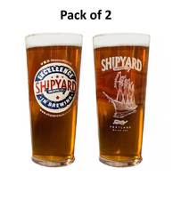Shipyard pint glasses - 2,