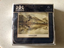 The British Heritage Collection by Pimpernel 6 Coaster set Scottish Castles