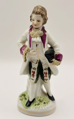 Vintage porcelain gentleman - porcelain,