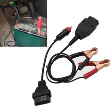 Car ECU Memory Saver Kit with 9V Battery, Fuse, Power Indication & Protection