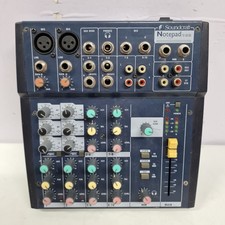 Soundcraft Notepad 102 - 10 Input Mixing Console Untested, No Power Supply.
