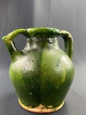 Green Glazed Stoneware Jug