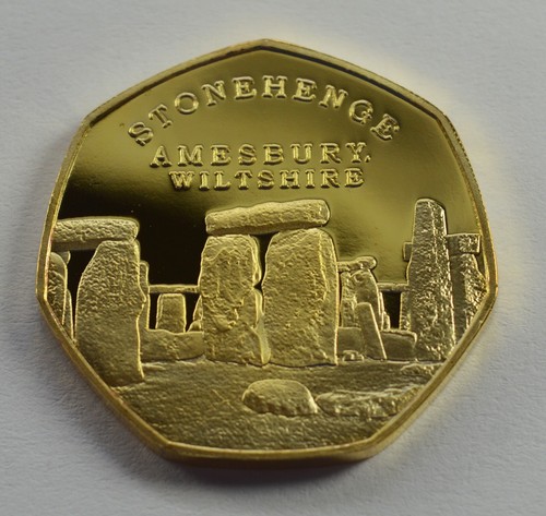 Stonehenge 24ct gold - stonehenge,