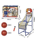 Portable Kids & Adults Indoor/Outdoor Basketball Stand Hoop Net Ball Set - 149cm