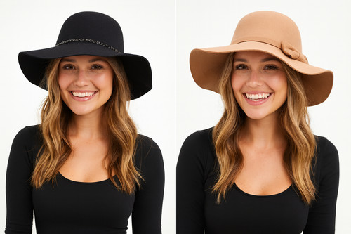 Summery floppy hat elegant - floppy, hat-