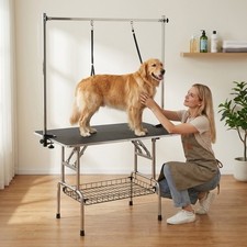 Foldable dog grooming - grooming, table