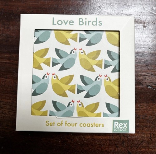 Rex london bird coasters new - rex,