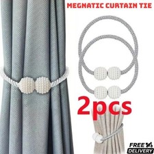 2x Strong Magnetic Curtain Tie