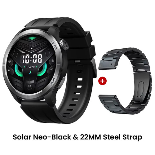 Solar smart watch hd - solar,