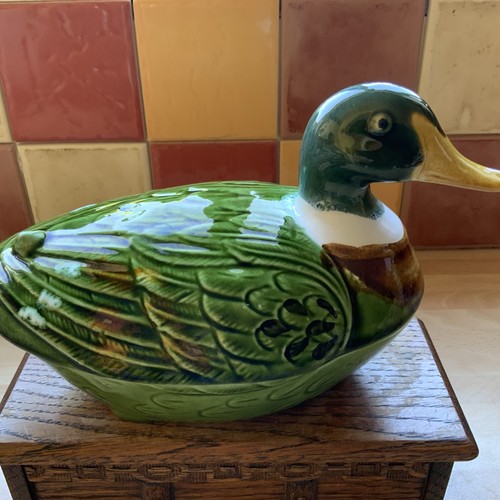 Vintage duck pate terrine dish - vintage, pate/terrine