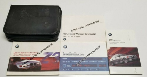 2001 bmw owners manual - bmw,