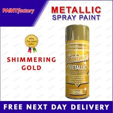 Metallic Spray Paint Aerosol Gold Silver Cooper for Wood Metal Plastic Glass -M3