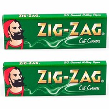 1000 GREAT VALUE ZIG ZAG GREEN RIZLA/ROLLING PAPERS 20 PACKS X 50 PAPERS