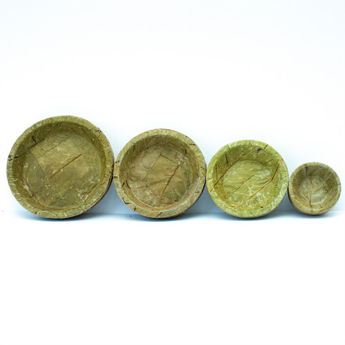 Disposable leaf bowls - disposable,