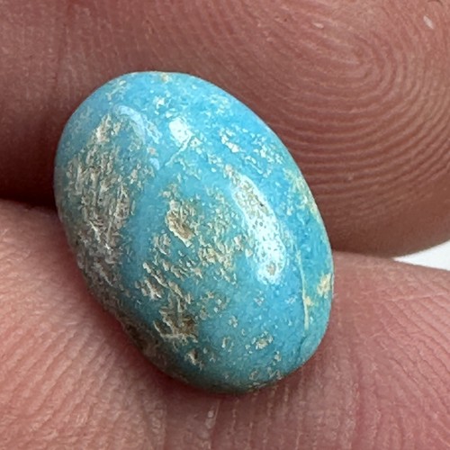Cornish turquoise cabochon - turquoise,