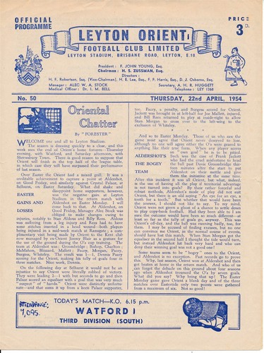 Leyton orient watford - leyton,