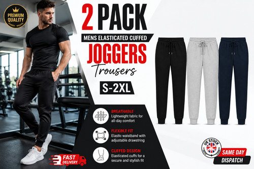 Pack mens fleece joggers - mens,