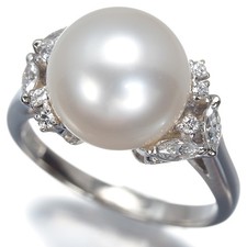 Auth Mikimoto Ring South Sea