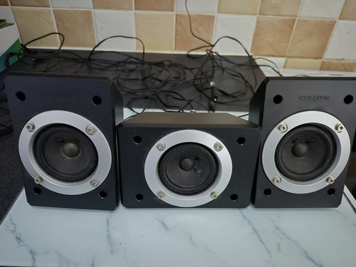 Three satellite speakers - satellite, from