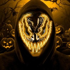 Led Purge Masks Scary Light Up Masks Cosplay Led Halloween Masks Scray