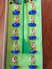 Vintage Ajax Subbuteo Team - 1970s. Hand Painted, and with shirt number