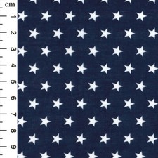 Navy Blue & White Stars -