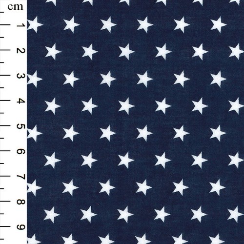 Navy blue white stars - &,