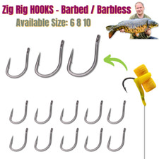 Teflon zig rig hooks - teflon,