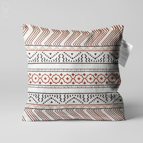 Aztec pattern cushion - aztec,