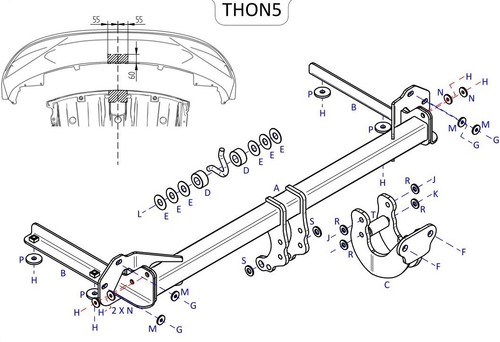 Towtrust fixed flange - towtrust,