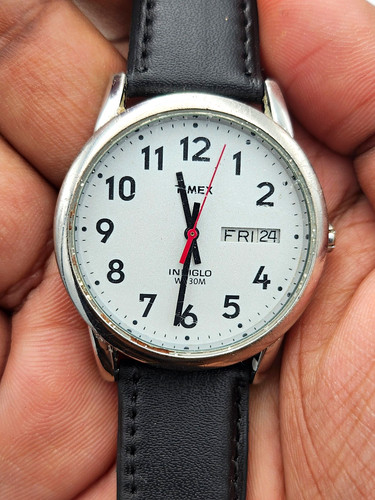 Timex indiglo quartz - quartz, day/date