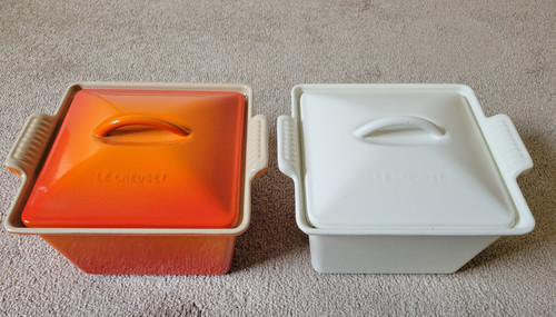 Creuset square cast iron - le,