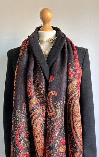 Reversable scarf cashmere - ,