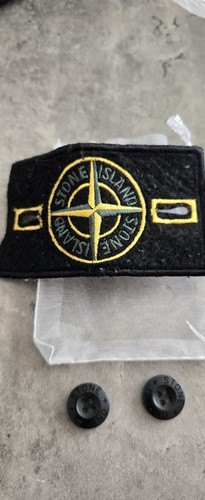 Stone island badge with - stone,