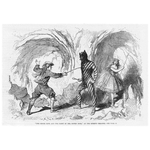 Victorian christmas pantomime - victorian,
