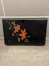 Large Vintage Lacquered Wooden